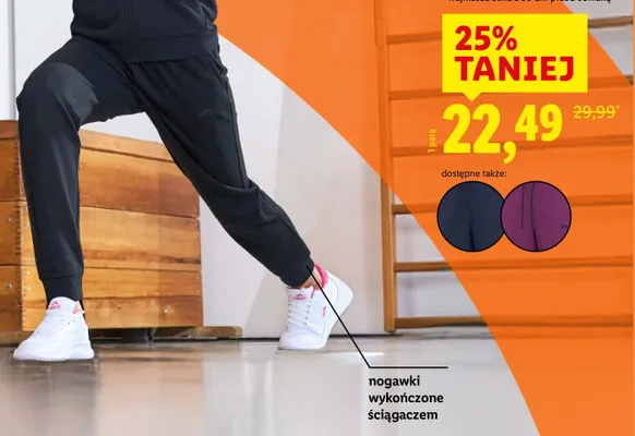 Spodnie dresowe damskie promocja w Lidl