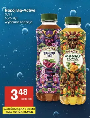 Napój herbaciany Big-Active Mango Bongo promocja w Delikatesy Centrum