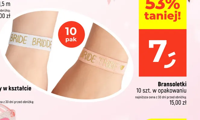 Bransoletki 10-pak promocja w Dealz