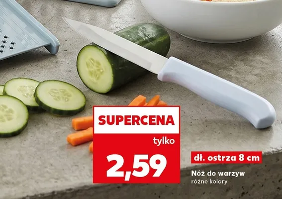 Nóż do warzyw promocja w Kaufland
