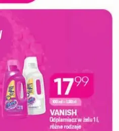 Odplamiacz w żelu Vanish promocja w Drogerie Koliber