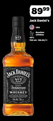 Whisky Jack Daniel's Old No. 7 Tennessee Sour Mash promocja w Netto