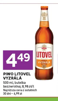 Piwo Litovel Vyzrálá promocja w Stokrotka