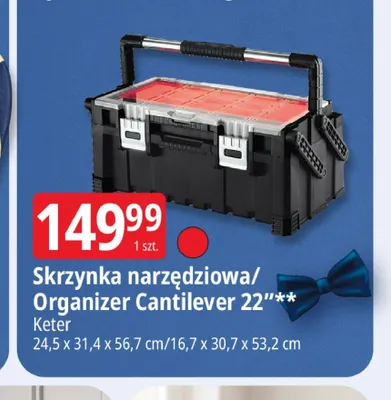 Organizer Keter Cantilever 22" promocja w Leclerc
