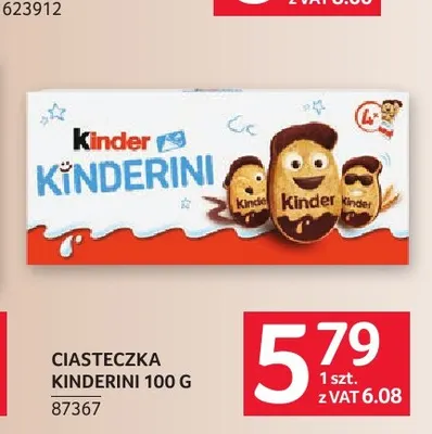 Ciasteczka Kinderini Kinder promocja w Selgros
