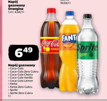 Napój gazowany Coca-Cola Zero Cukru promocja w Netto