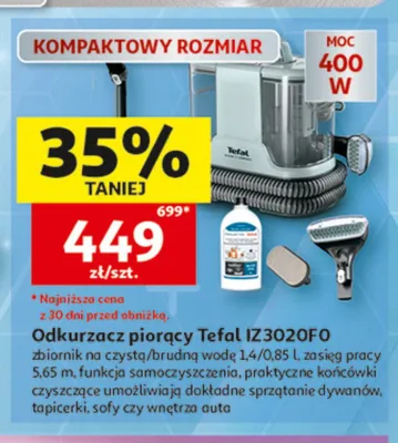 Odkurzacz piorący Tefal IZ3020FO promocja w Auchan