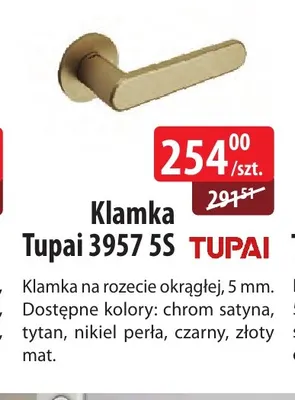 Klamka Tupai 3957 5S promocja w Dobre Dla Domu