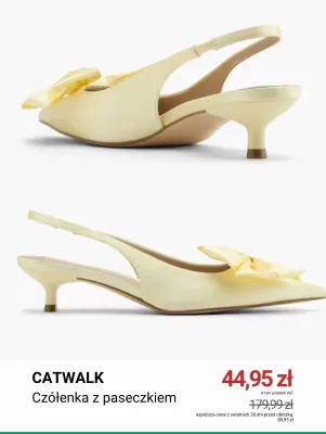 Czółenka z paseczkiem Catwalk promocja w Deichmann