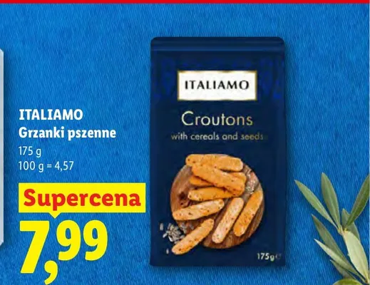 Grzanki pszenne ITALIAMO promocja w Lidl