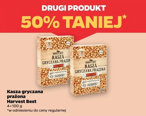 Kasza gryczana prażona promocja w Netto