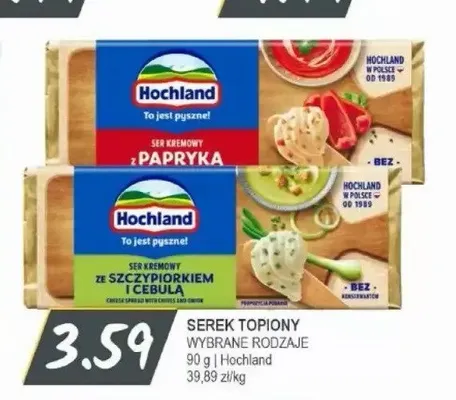 Serek topiony Hochland promocja w Słoneczko