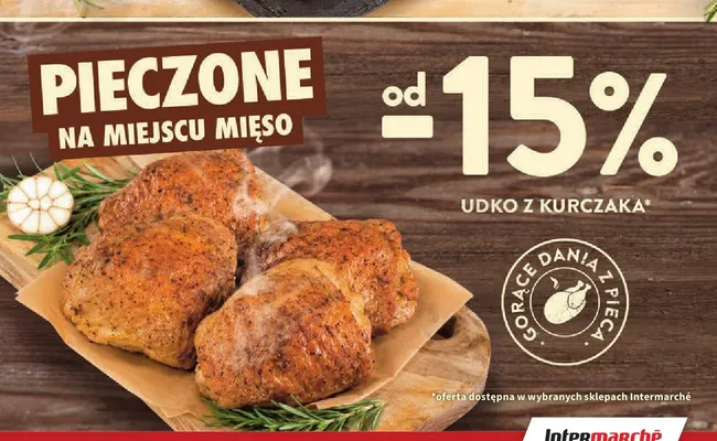Udko z kurczaka pieczone promocja w Intermarche