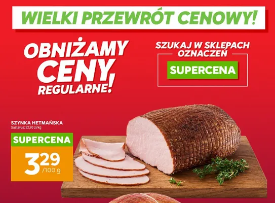 Szynka hetmańska Gustavus promocja w Stokrotka