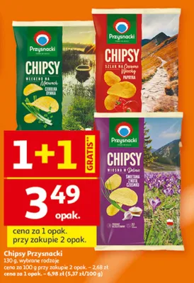 Chipsy Przysnacki, 1+1 promocja w Auchan