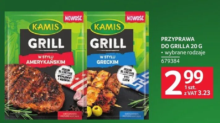 Przyprawa do grilla Kamis promocja w Selgros