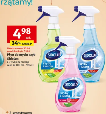 Płyn do mycia szyb wybrane rodzaje promocja w Auchan