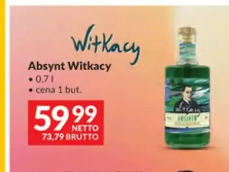 Absynt Witkacy promocja w Makro