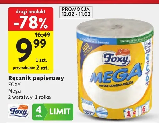 Ręcznik papierowy Mega promocja w Intermarche
