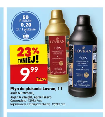 Płyn do płukania Lovran Amla & Patchouli promocja w Twój Market