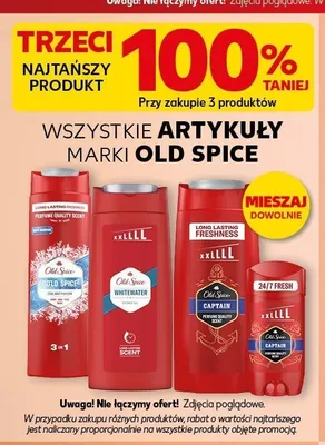 Żel pod prysznic Old Spice Captain promocja w Kaufland