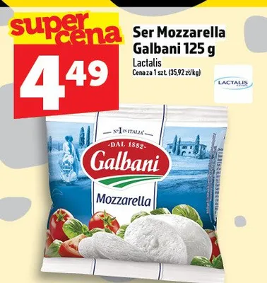 Ser Mozzarella Galbani promocja w TOPAZ