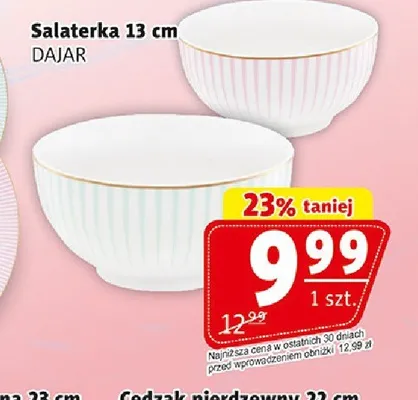 Salaterka 13cm DAJAR promocja w Prim Market