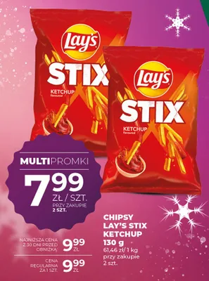 Chipsy Stix Ketchup promocja w Duży Ben