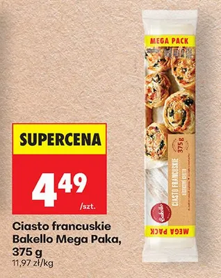 Ciasto francuskie Mega Pack promocja w Biedronka