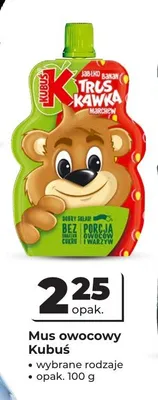 Mus owocowy Kubuś promocja w Odido