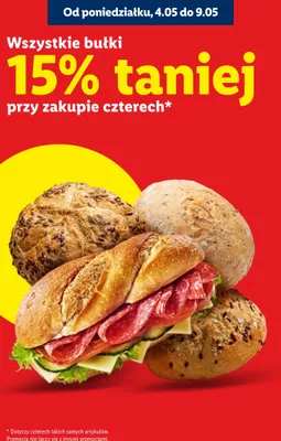 Bułki promocja w Lidl