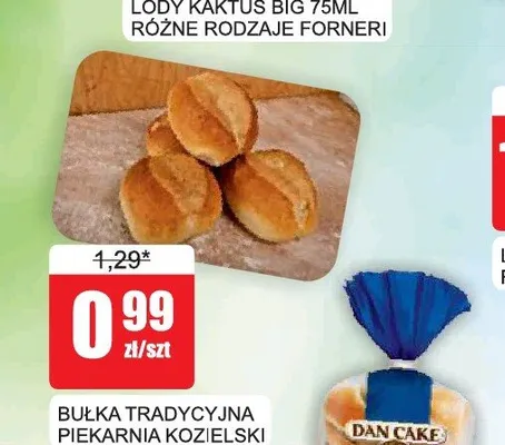 Bułka tradycyjna Piekarnia Kozielski promocja w Bingo