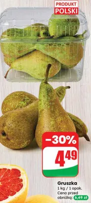 Gruszka promocja w Dino