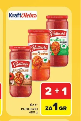 Sos do spaghetti oryginalny Pudliszki promocja w Carrefour