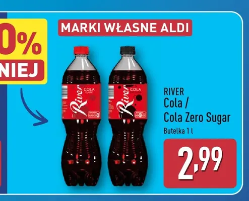 Napój gazowany River Cola promocja w Aldi