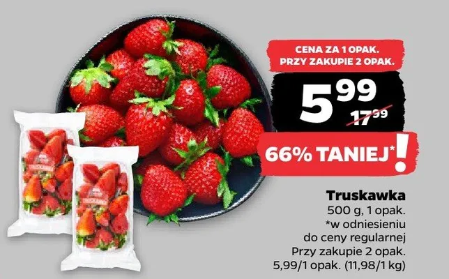 Truskawka promocja w Netto