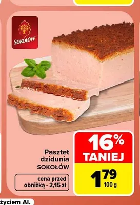 Pasztet dzidunia Sokołów promocja w Carrefour