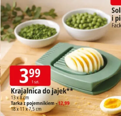 Krajalnica do jajek 13 x 8 cm promocja w Leclerc