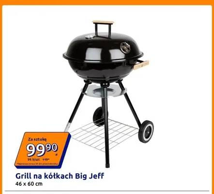 Grill na kółkach Big Jeff promocja w Action