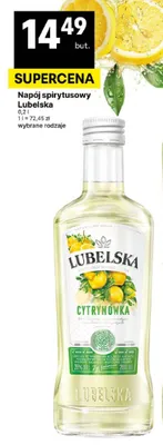 Napój spirytusowy Lubelska Cytrynówka promocja w Delikatesy Centrum