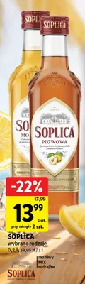Nalewka Soplica — wariant nieczytelny promocja w Intermarche