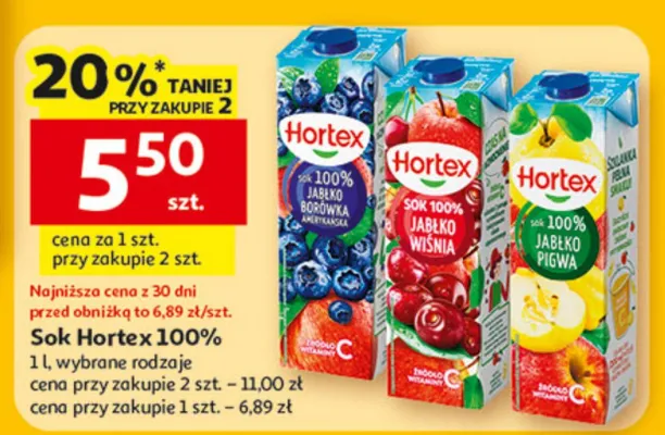 Sok 100% promocja w Auchan