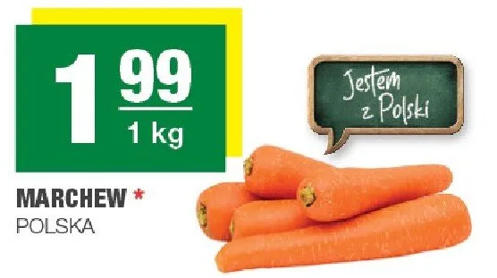 Marchew promocja w SPAR
