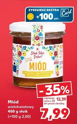 Miód wielokwiatowy promocja w Kaufland