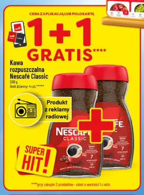 Kawa rozpuszczalna Nescafé Classic promocja w POLOmarket