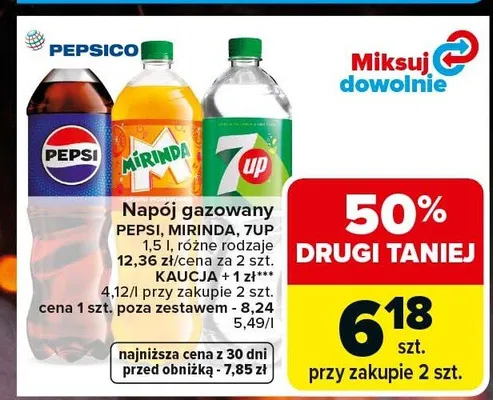 Napój gazowany Mirinda promocja w Carrefour Market