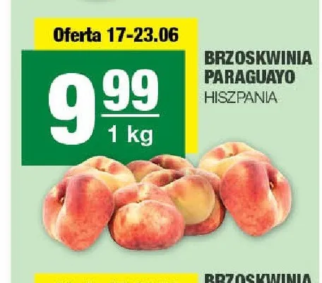 Brzoskwinia Paraguayo promocja w SPAR