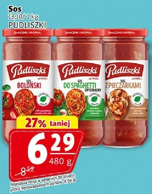 Sos boloński/do spaghetti/z pieczarkami 480g promocja w Prim Market
