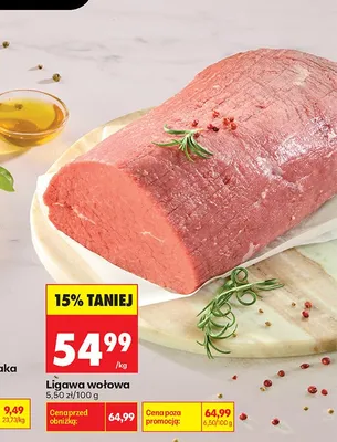 Ligawa wołowa promocja w Biedronka