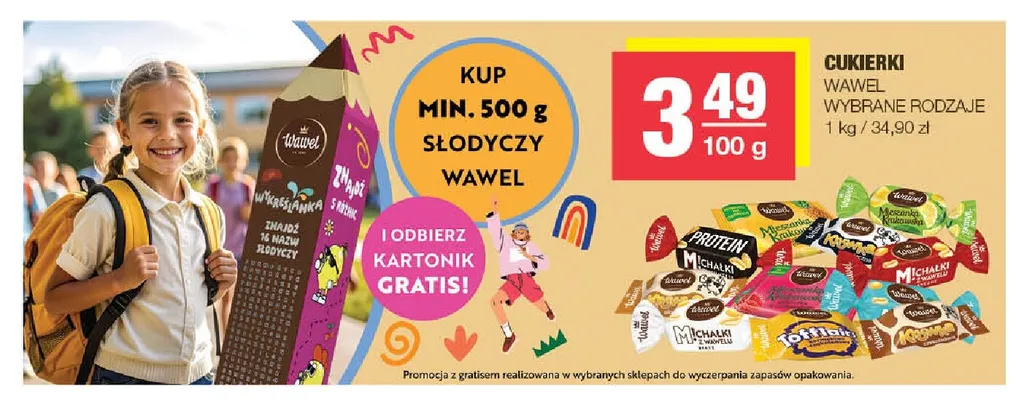 Cukierki Wawel promocja w SPAR